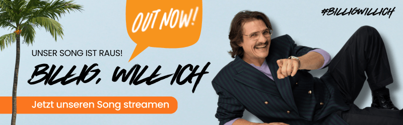 Werbebanner von Bill Igerde Song
