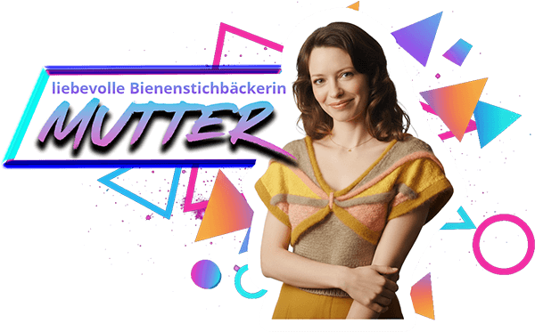 Liebevolle Bienenstichbäckerin